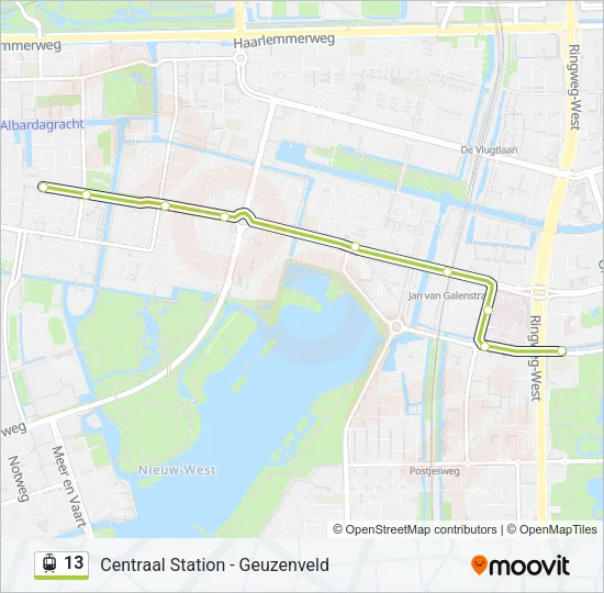 13 Light Rail Line Map