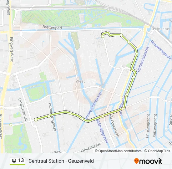 13 Light Rail Line Map