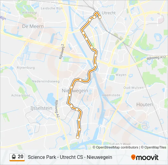 20 Light Rail Line Map
