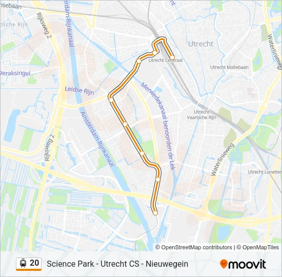 20 Light Rail Line Map