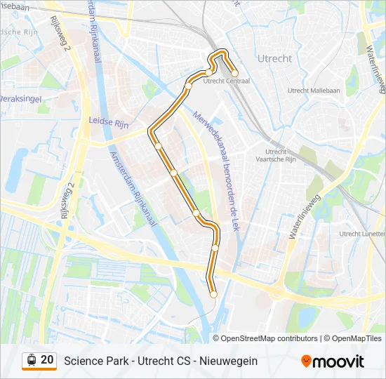 20 Light Rail Line Map
