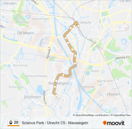 20 Light Rail Line Map