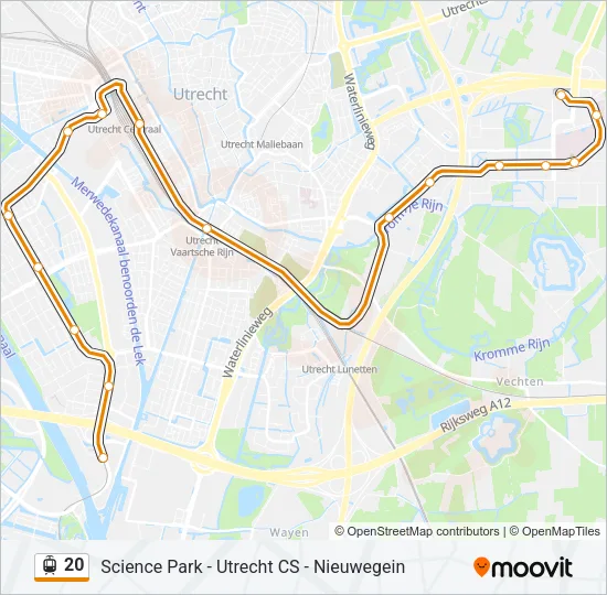 20 Light Rail Line Map