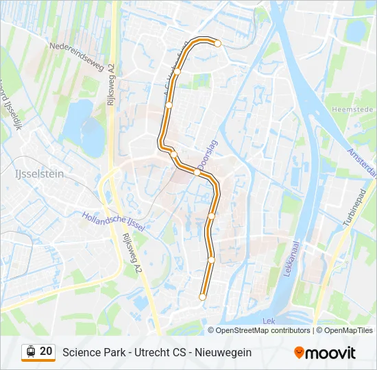 20 Light Rail Line Map