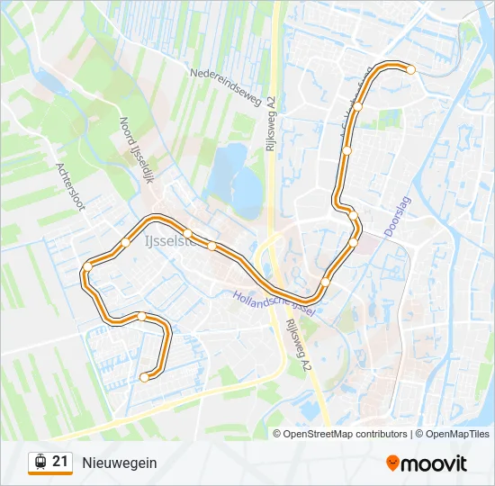 21 Light Rail Line Map