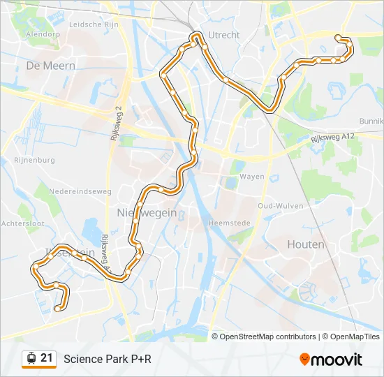 21 Light Rail Line Map