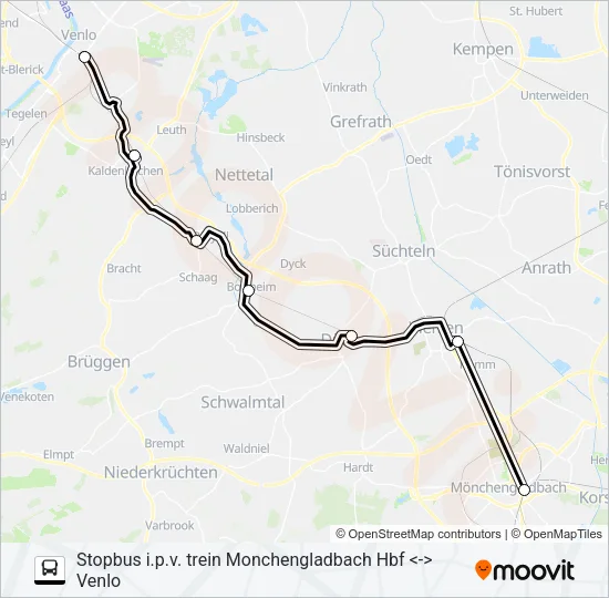 STOPBUS I.P.V. TREIN Bus Line Map