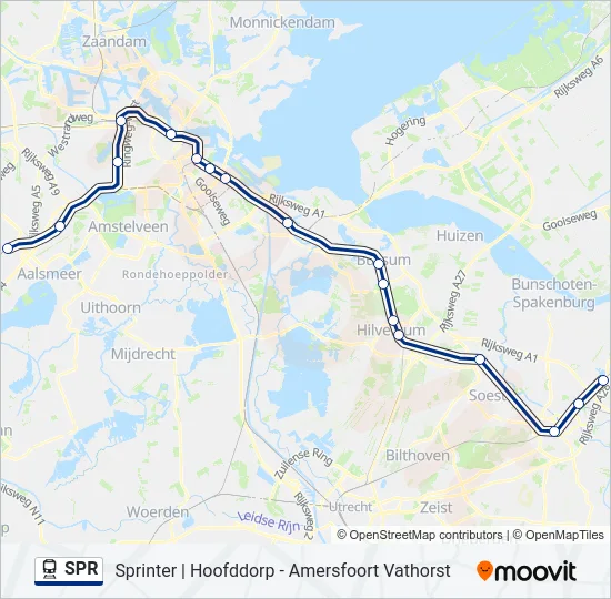 SPR Train Line Map