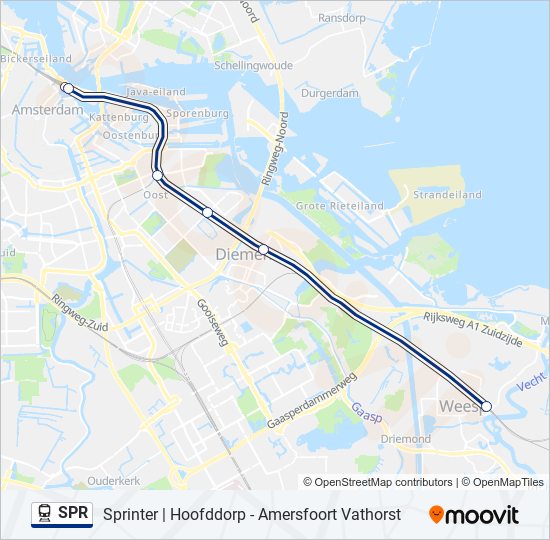 SPR train Line Map