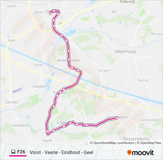 F26 Bus Line Map