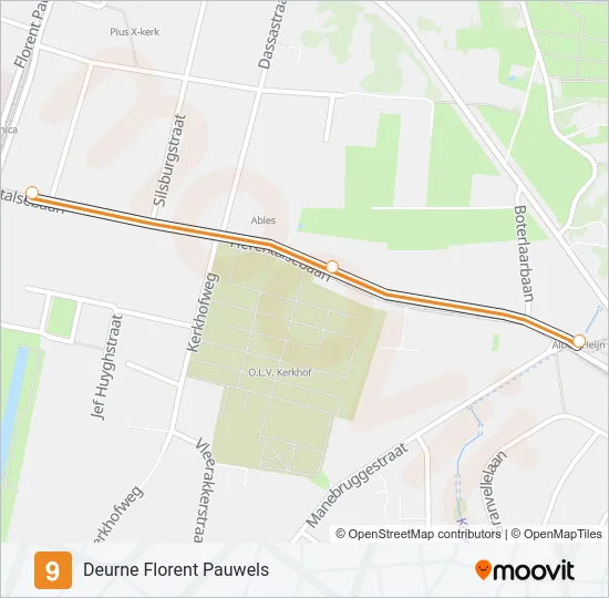 9 Light Rail Line Map