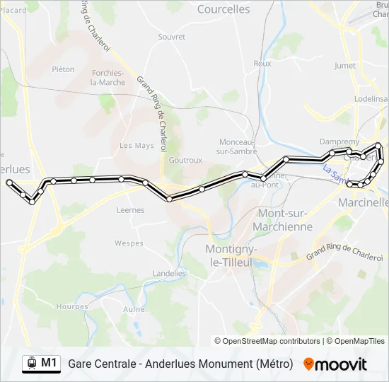 M1  Line Map