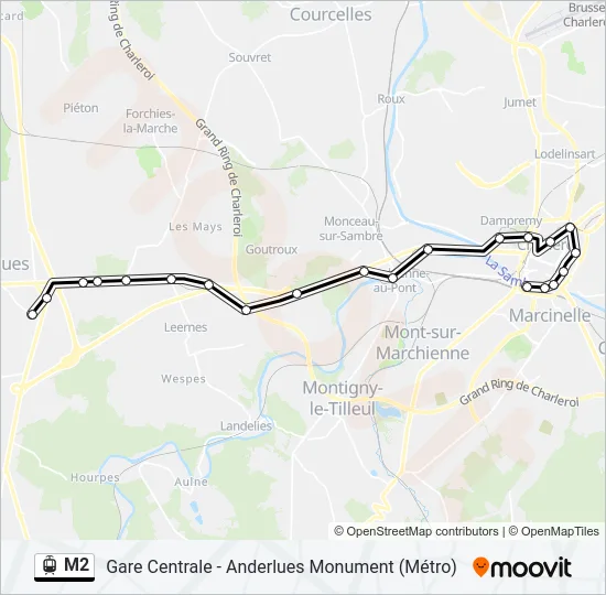 M2  Line Map