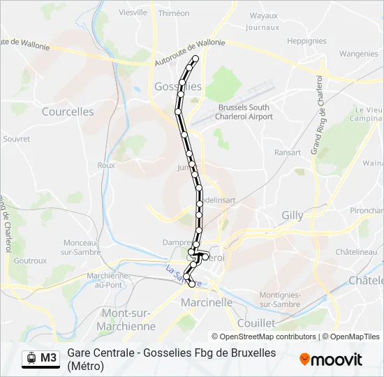 M3  Line Map