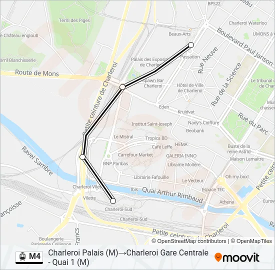 M4  Line Map