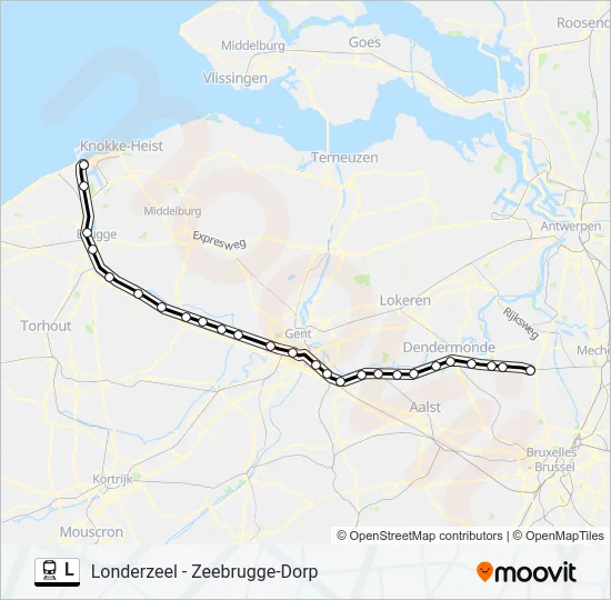 L Train Line Map