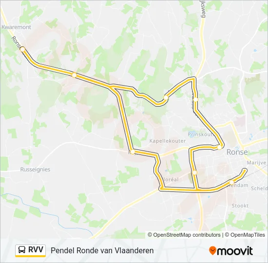 RVV Bus Line Map