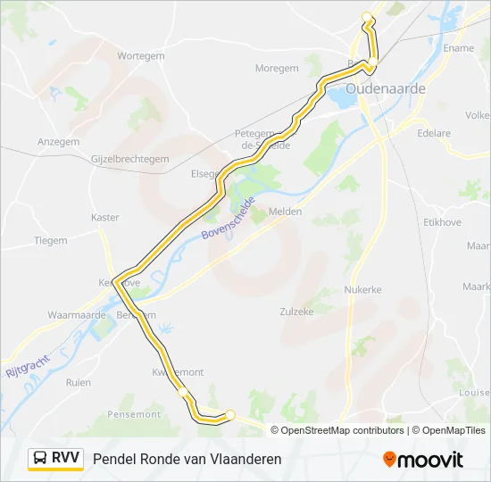 RVV Bus Line Map