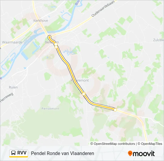 RVV Bus Line Map