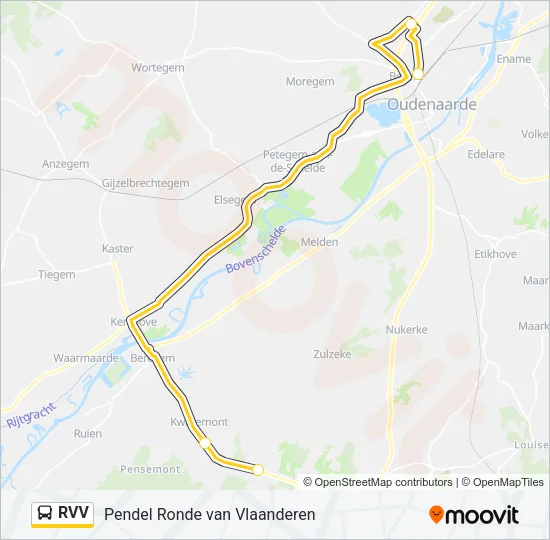 RVV Bus Line Map