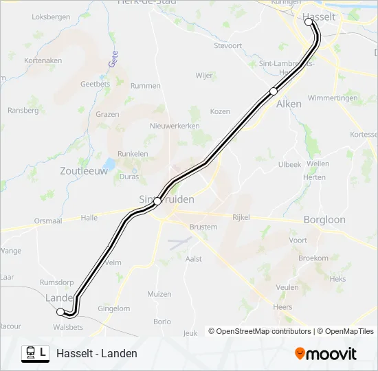 L Train Line Map