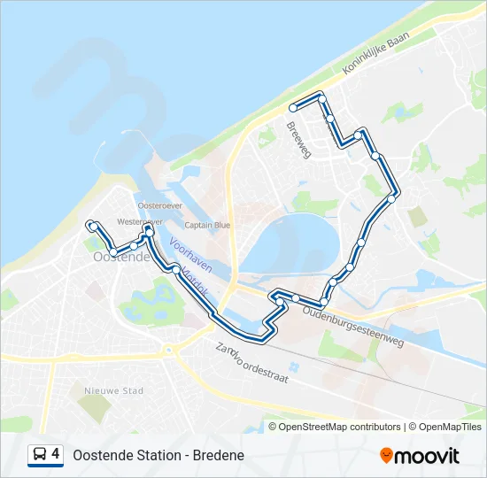 4 Bus Line Map