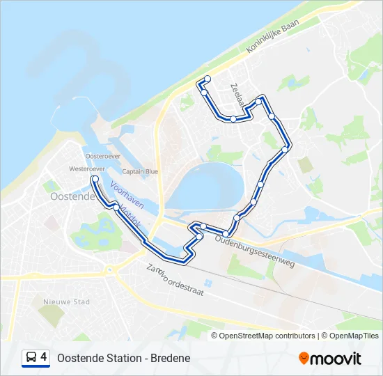4 Bus Line Map