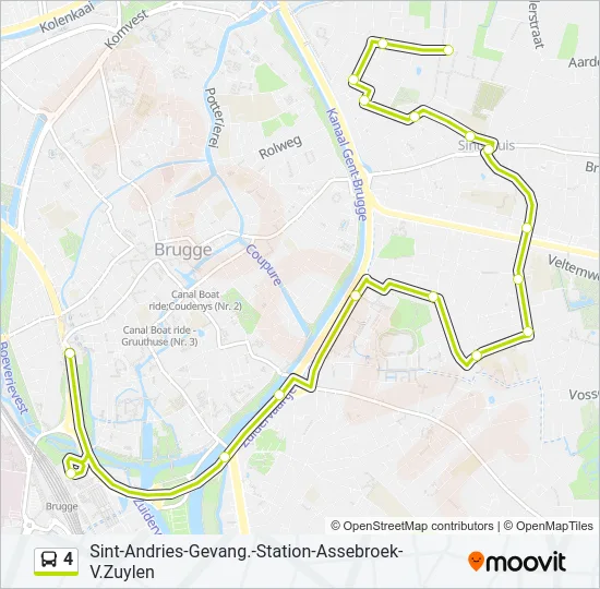 4 Bus Line Map