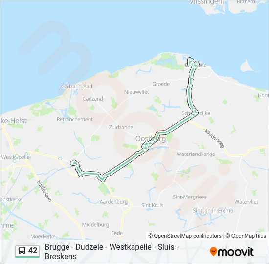 42 Bus Line Map