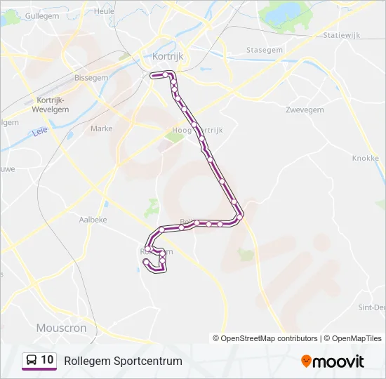 10 Bus Line Map
