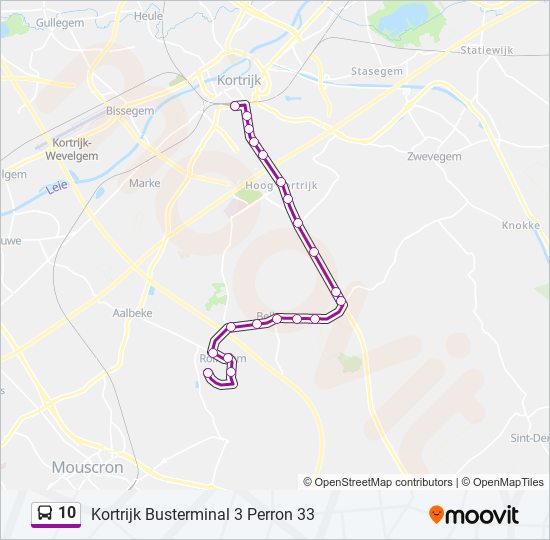 10 bus Line Map