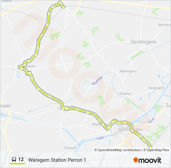 12 Bus Line Map