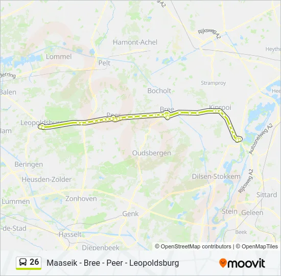 26 Bus Line Map