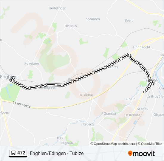 472 bus Line Map