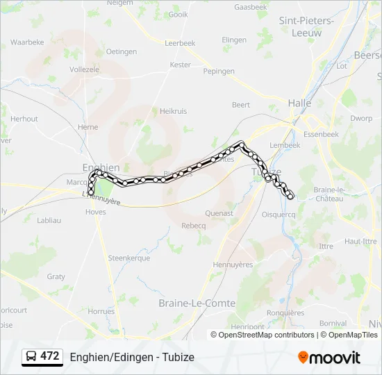472 Bus Line Map