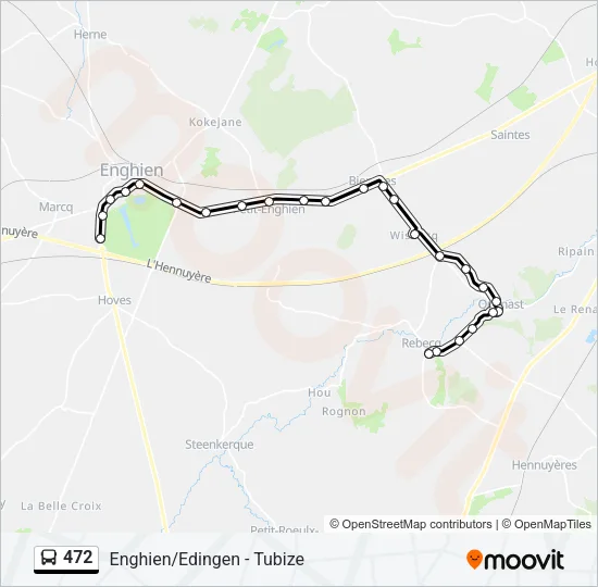 472 Bus Line Map
