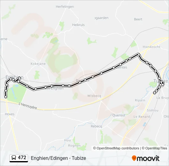 472 Bus Line Map