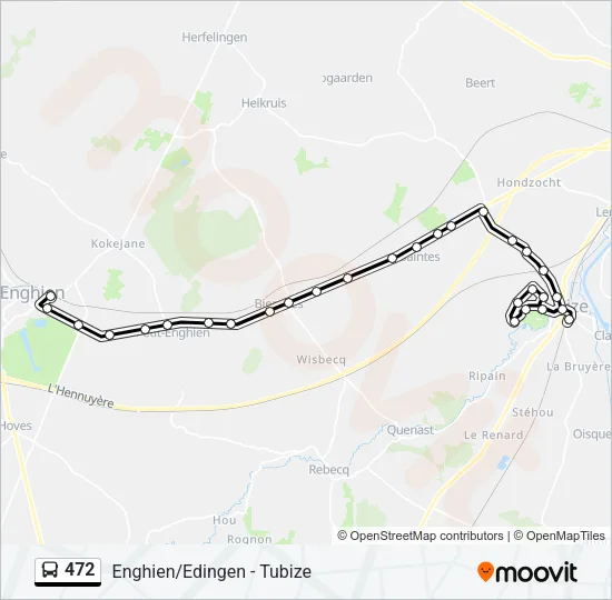 472 Bus Line Map