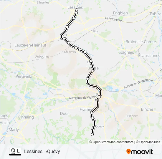 L Train Line Map
