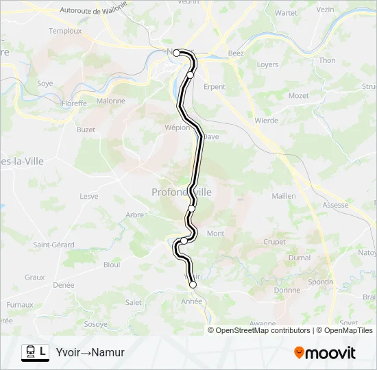 L Train Line Map