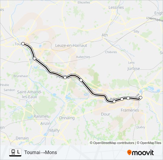 L train Line Map