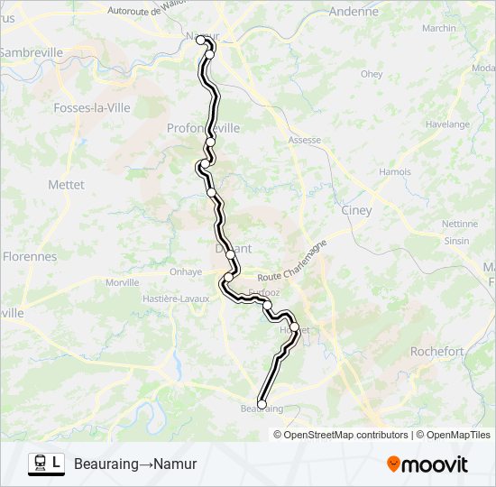 L train Line Map