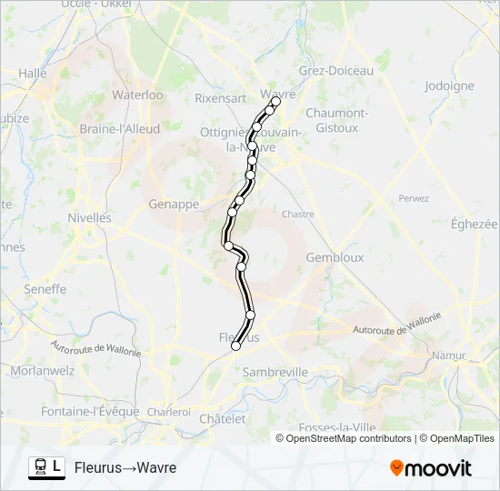 L Train Line Map