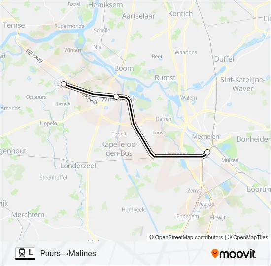 L Train Line Map
