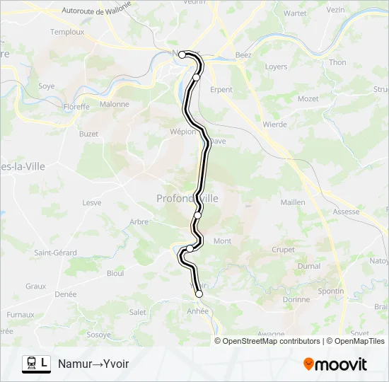 L Train Line Map