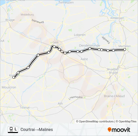 L Train Line Map