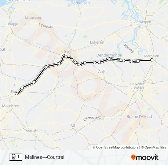 L Train Line Map