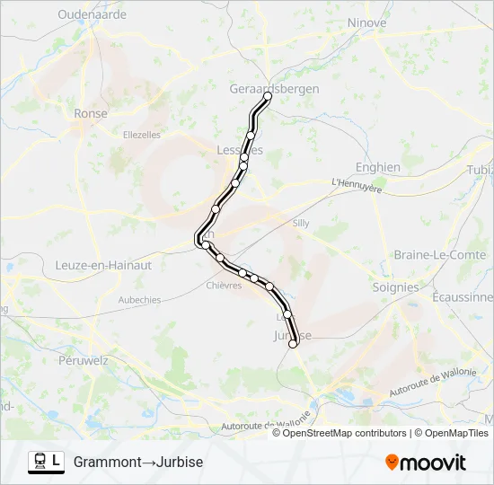 L Train Line Map