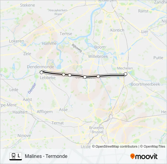L Train Line Map