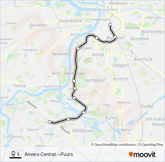 L Train Line Map